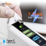 Callmate Qi Wireless Charger Power Bank 5200 mAh, 5-in-1 Wireless Charger/Wall Charger Power Bank with Led Display for All Phones (18 W, Power Delivery 3.0, Fast Charging) (White, Lithium Ion) - Image 4