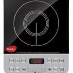 Pigeon by Stovekraft Cruise 1800 watt Induction Cooktop With Crystal Glass,7 Segments LED Display, Auto Switch Off - Black