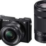 Sony Alpha ILCE-6100Y 24.2 MP Mirrorless Digital SLR Camera with 16-50 mm & 55-210 mm Zoom Lenses, APS-C Sensor, Fast Auto Focus,Real-time Eye AF,Real-time Tracking, Vlogging & Content Creation -Black