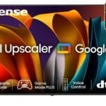 Hisense 108 cm (43 inches) E6N Series 4K Ultra HD Smart LED Google TV 43E6N (Black)